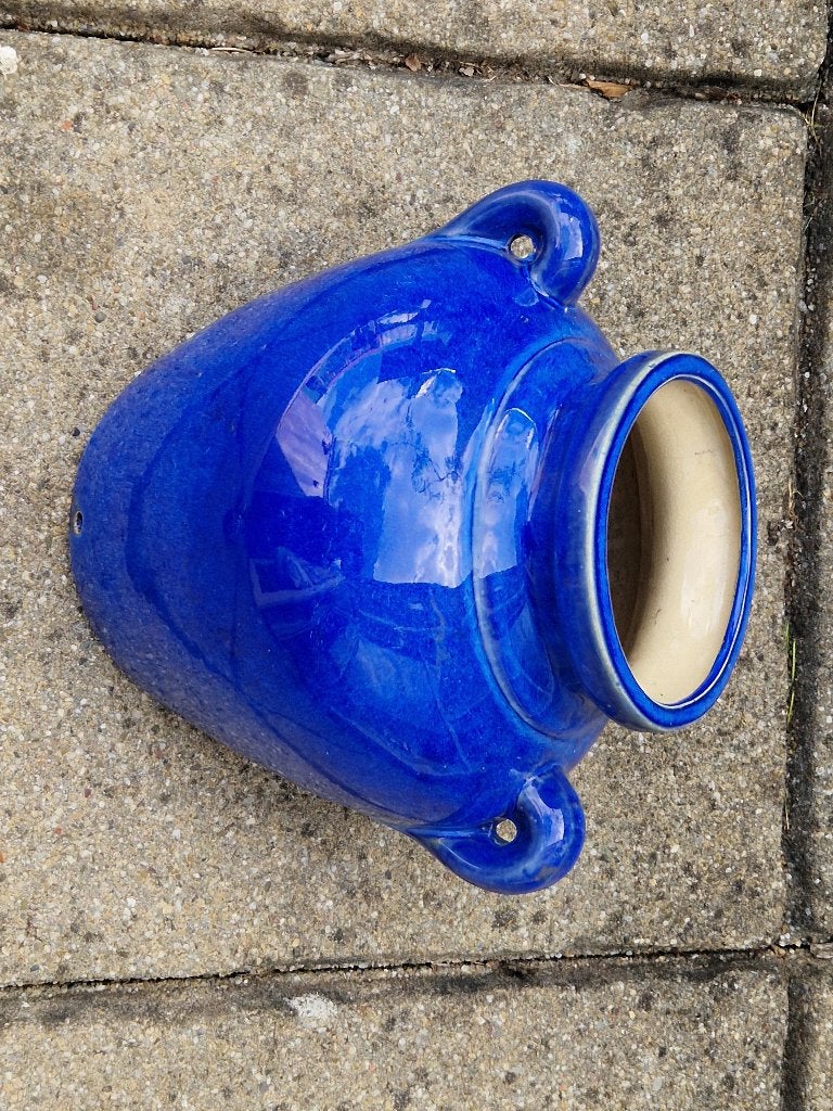 Tunesische keramische hangende urn wandpot, Rond, Nieuw, Ophalen of Verzenden, Aardewerk