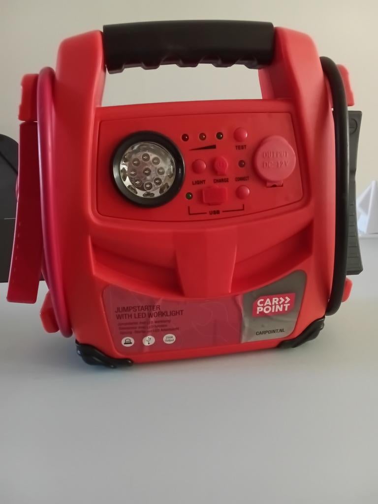 Car Point,jumpstarter met Led werklicht., Ophalen of Verzenden