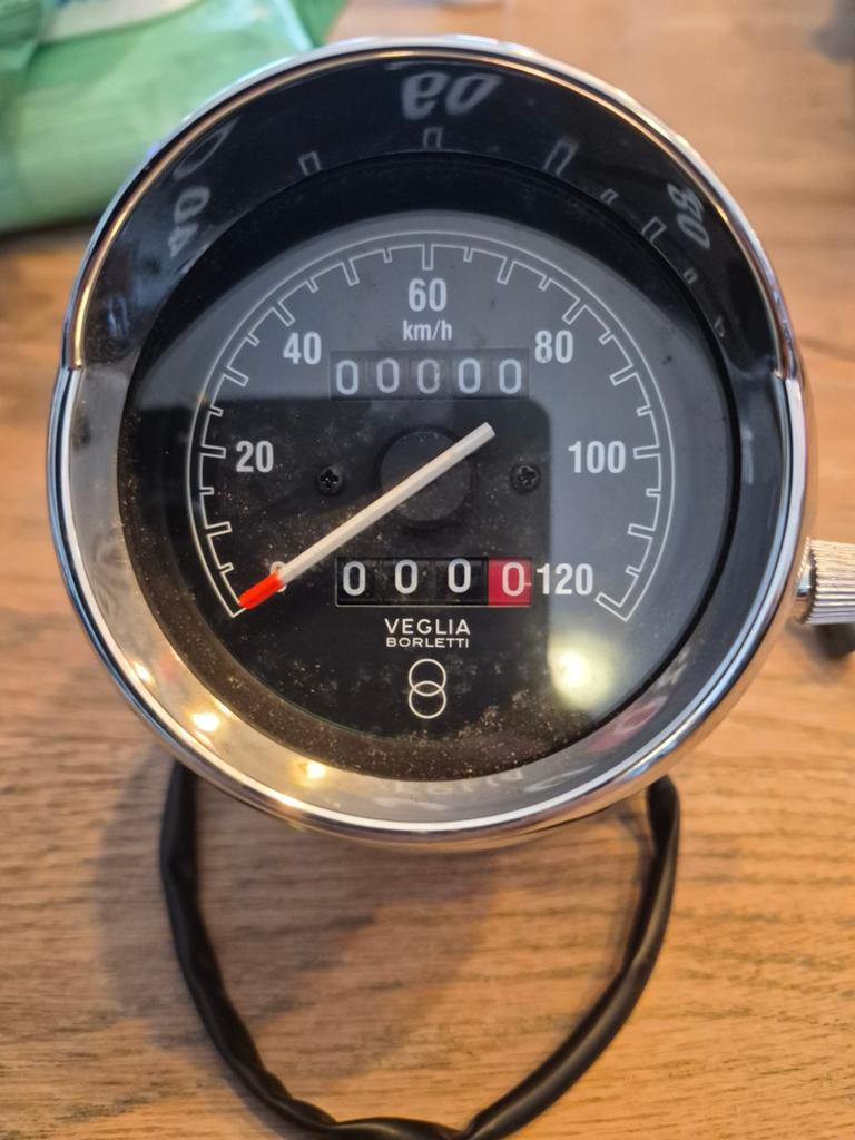 Veglia Borletti snelheidsmeter - Klassieke look, Ophalen of Verzenden, Gebruikt