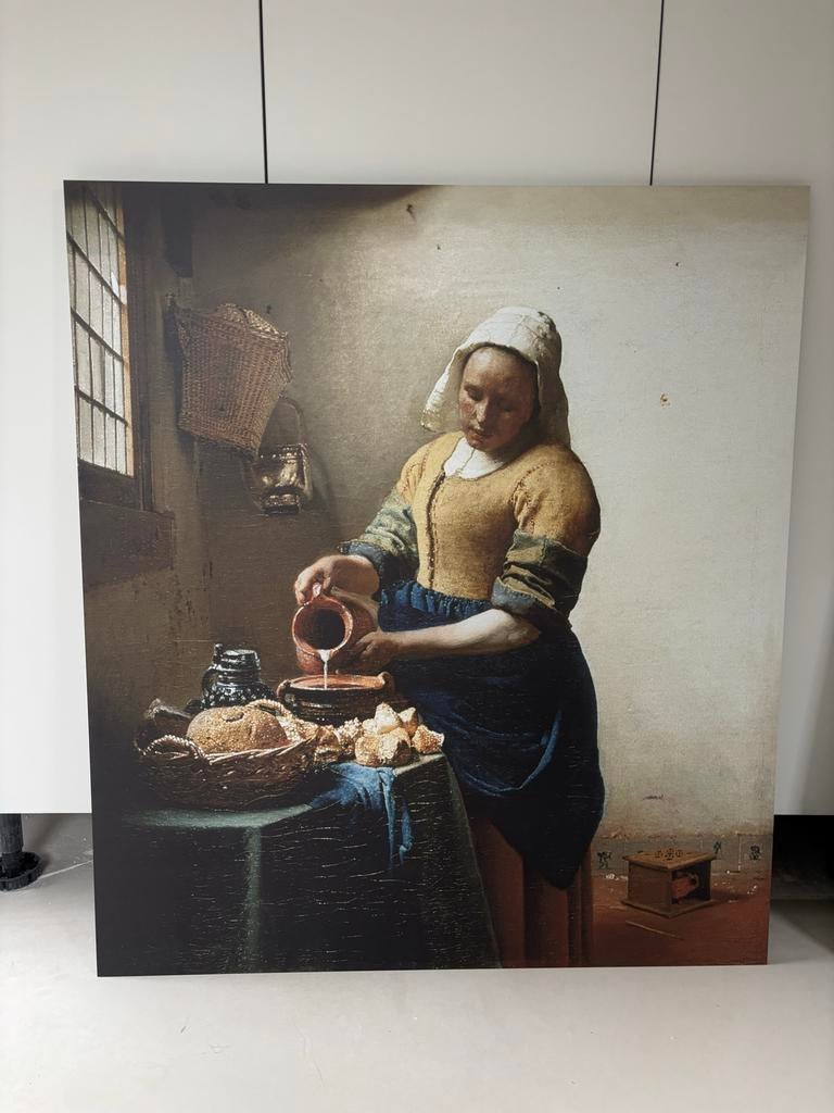 Kunstkopie: Het melkmeisje - Johannes Vermeer, Ophalen