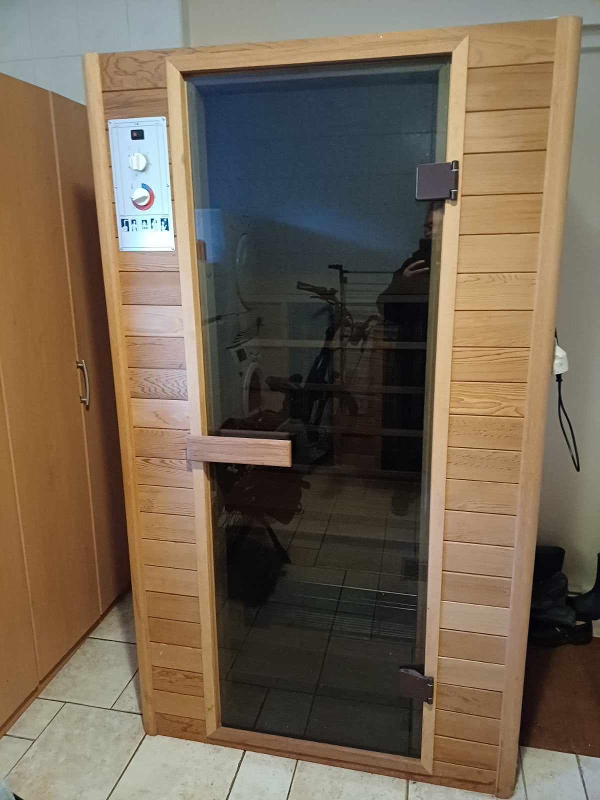 Infrarood sauna - Zo goed als nieuw, Sport en Fitness, Ophalen of Verzenden, Zo goed als nieuw, Infrarood, Complete sauna