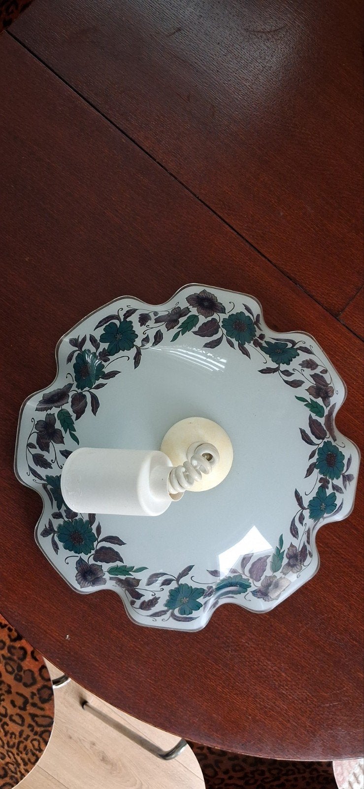 Glazen Plafondlamp, Ophalen