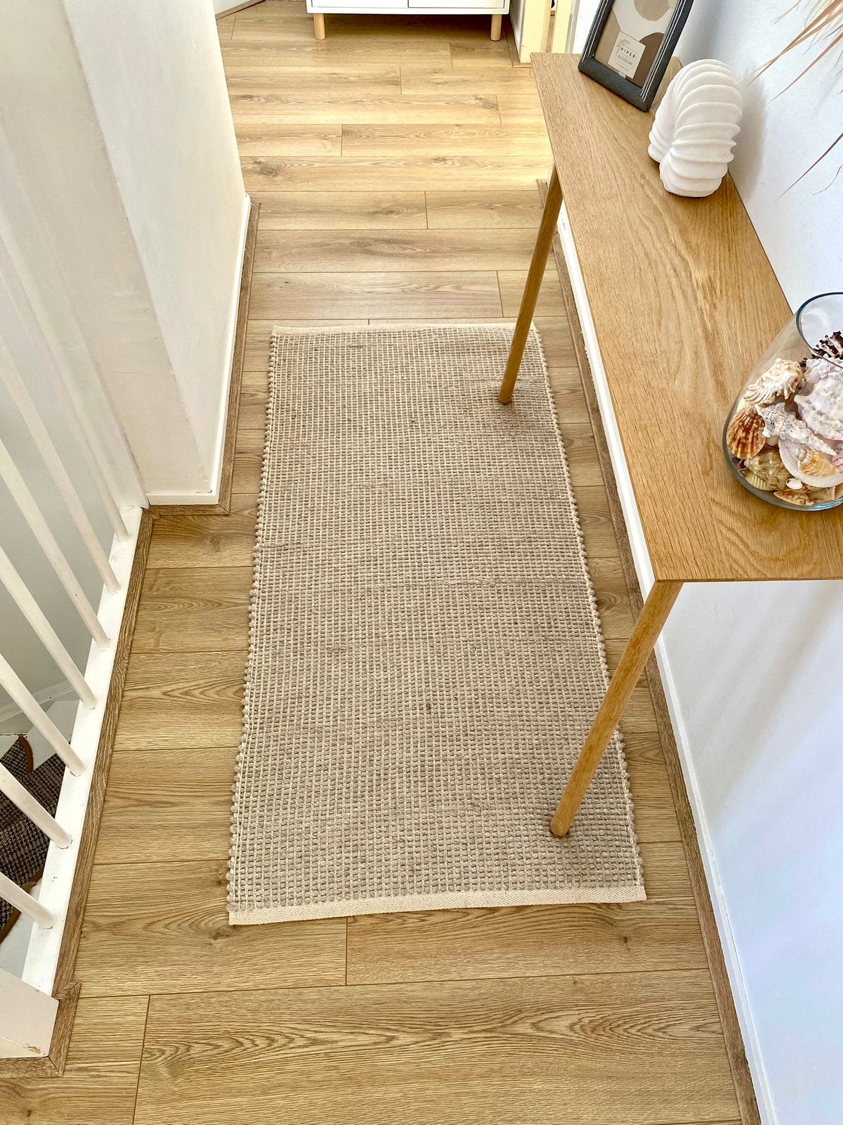 Vloerkleedje 65x130cm, Ophalen, Zo goed als nieuw, Rechthoekig, 50 tot 100 cm