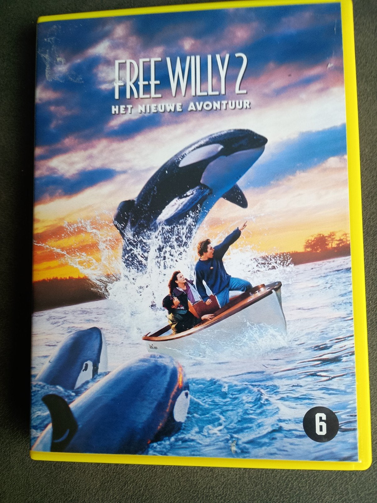 DVD Free Willy 2: Het Nieuwe Avontuur (Z.G.A.N.), Cd's en Dvd's, Nederlands, Ophalen of Verzenden, Zo goed als nieuw, Vanaf 6 jaar