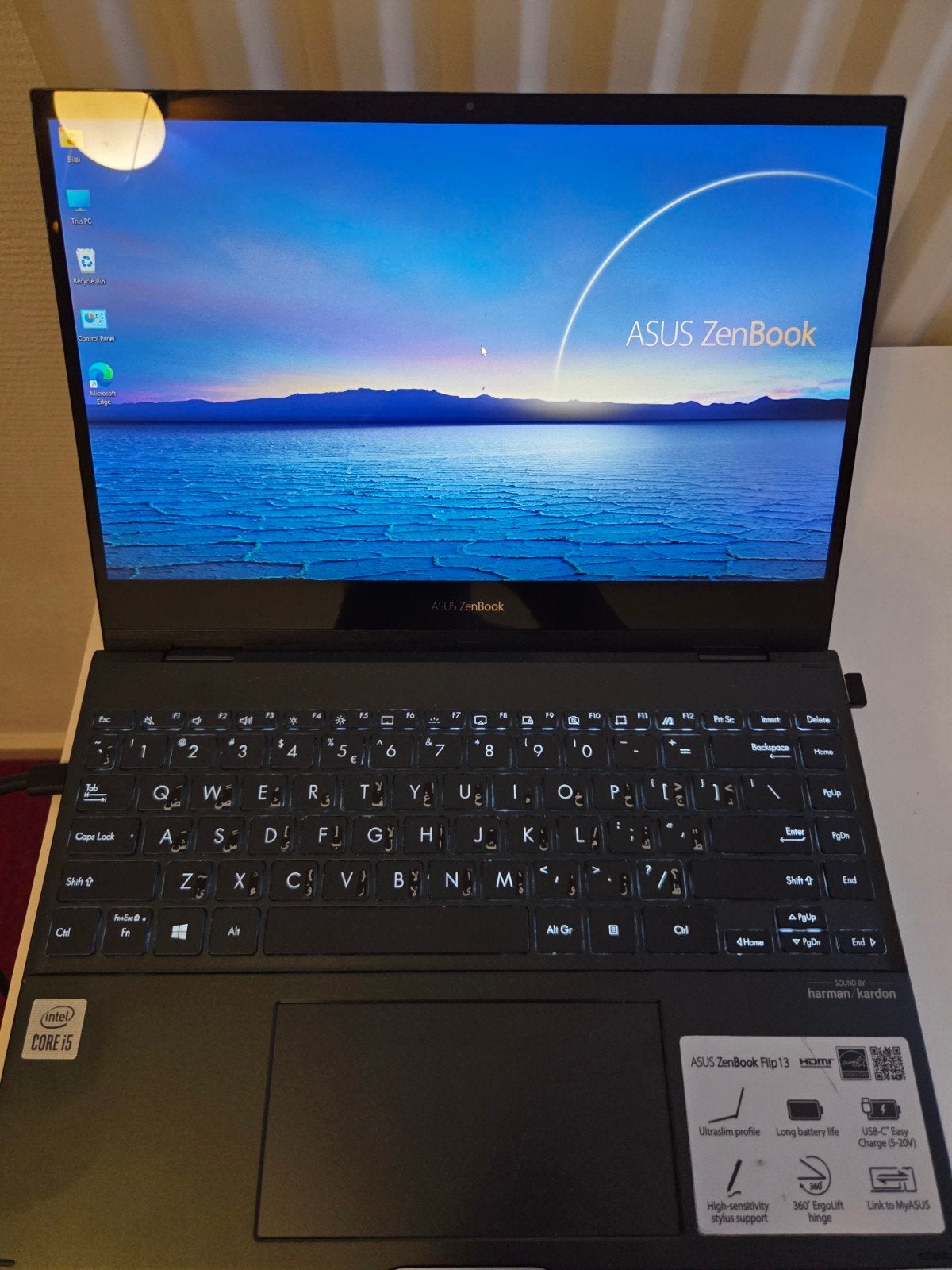 ASUS ZenBook Flip 13 UX363JA i5-1035G4-EM120T 8GB RAM 512GB, Ophalen, Gebruikt, 2 tot 3 Ghz, Qwerty