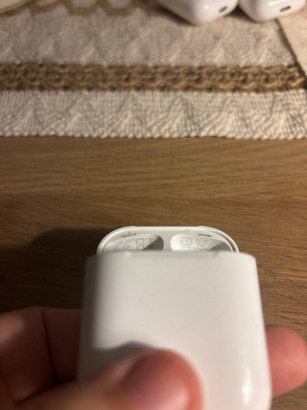 Apple AirPods Oplaadcase (1e generatie), Gebruikt, Verzenden, Overige typen, Wit