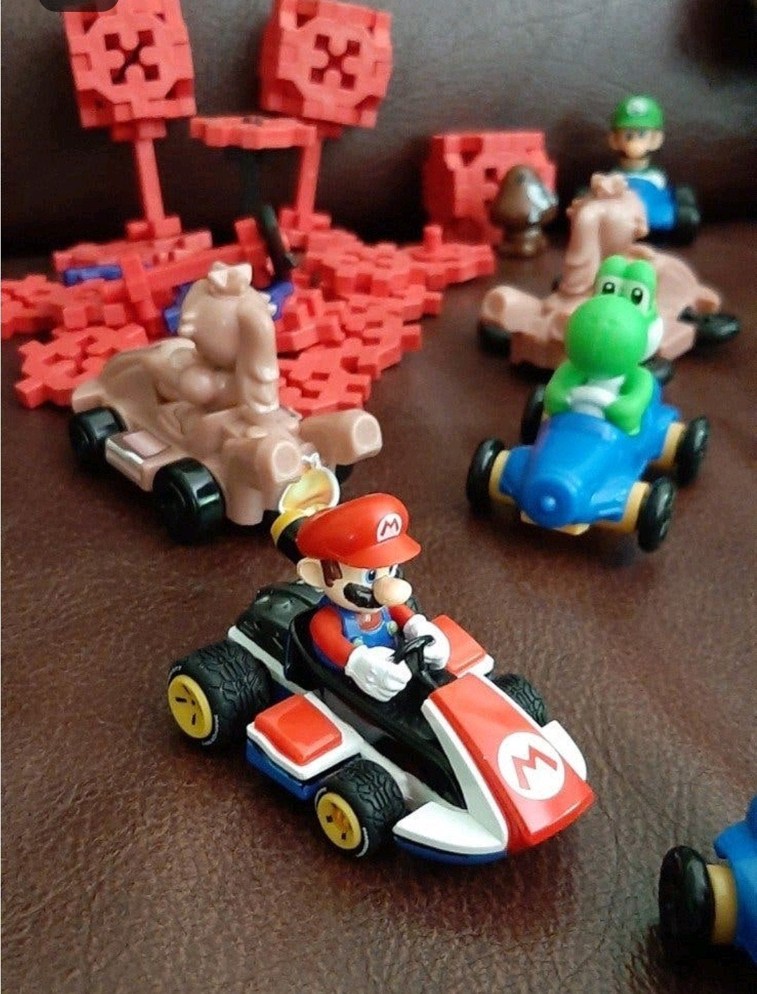 Mario Kart speelgoedfiguren, en Pokémon, Ophalen of Verzenden, Gebruikt