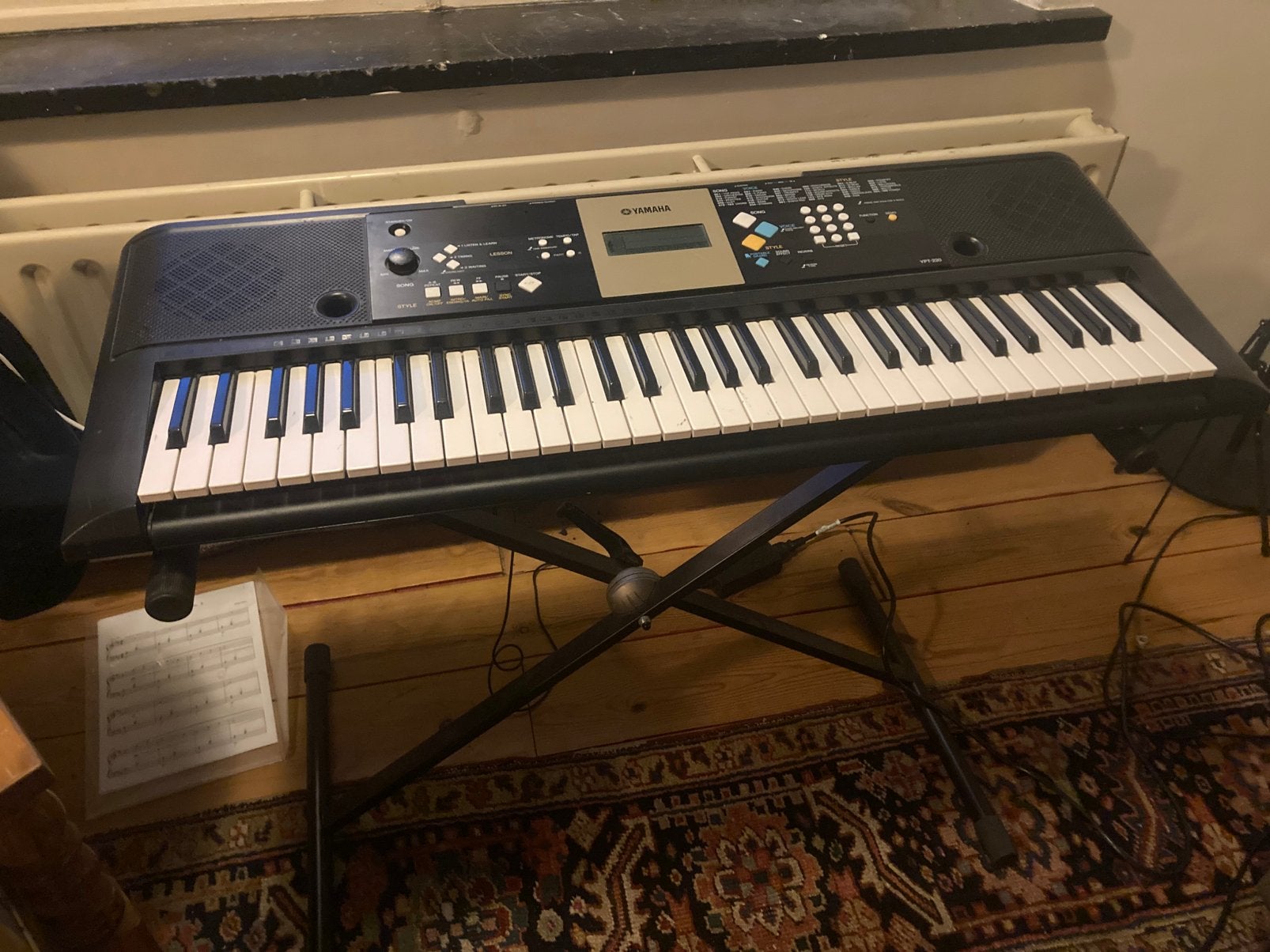 Yamaha keyboard ypt-220, Muziek en Instrumenten, Ophalen, Zo goed als nieuw, 61 toetsen, Yamaha