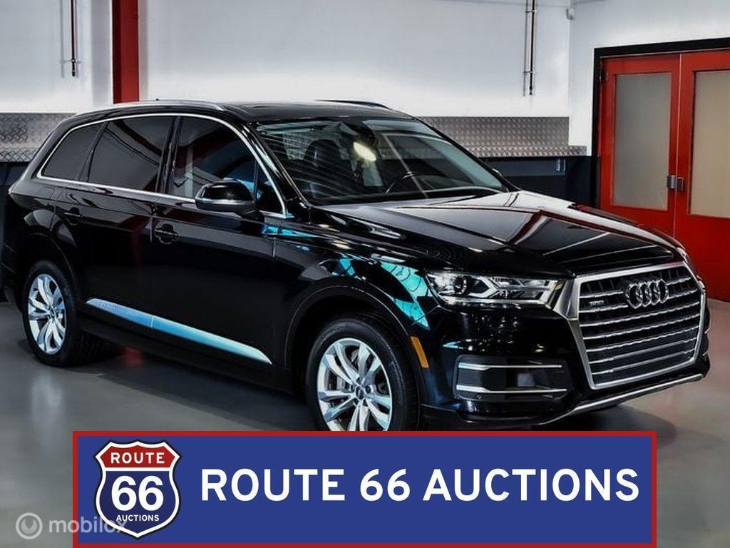Audi Q7 3.0T Quattro Premium Plus | 2017 | Route 66 Auctions, Auto's, Audi, Gebruikt, Overige carrosserieën, Zwart, Bedrijf