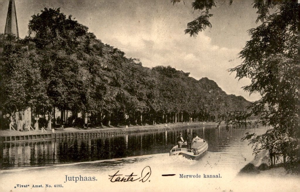 Jutphaas Merwede Kanaal Vivat no 4185 # 642, Verzenden, Voor 1920, Gelopen, Zuid-Holland