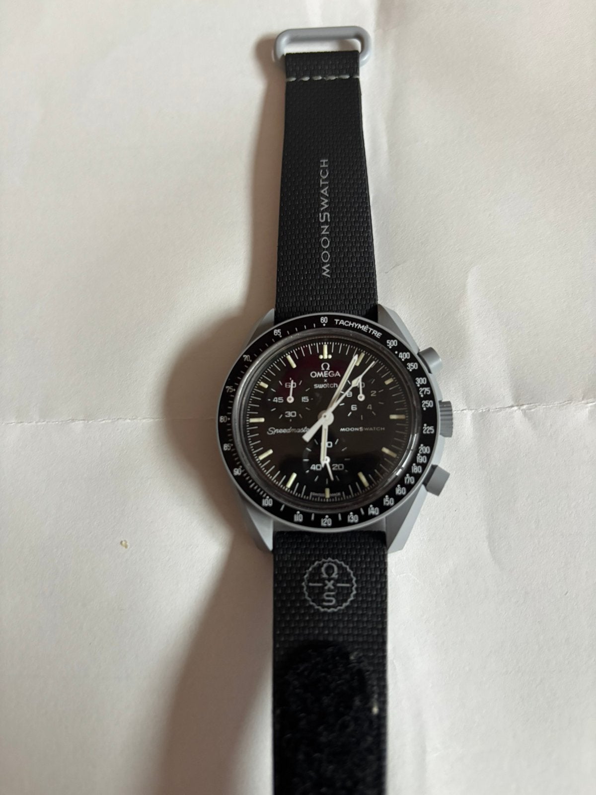 Omega Swatch Moonswatch, Kunststof, Polshorloge, Overige materialen, Nieuw