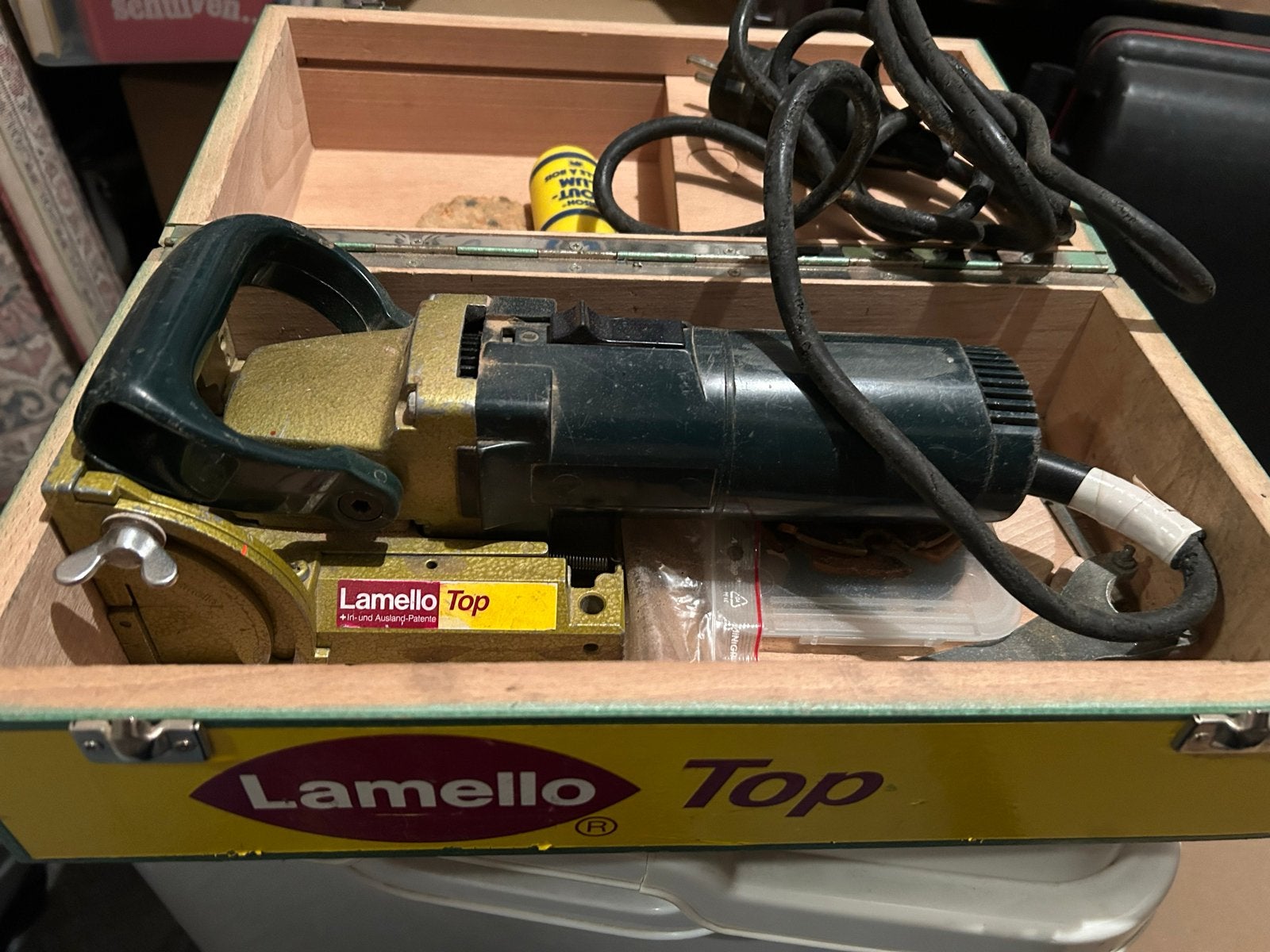 Lamello Top Lamellenfrees in kist, Ophalen, Gebruikt