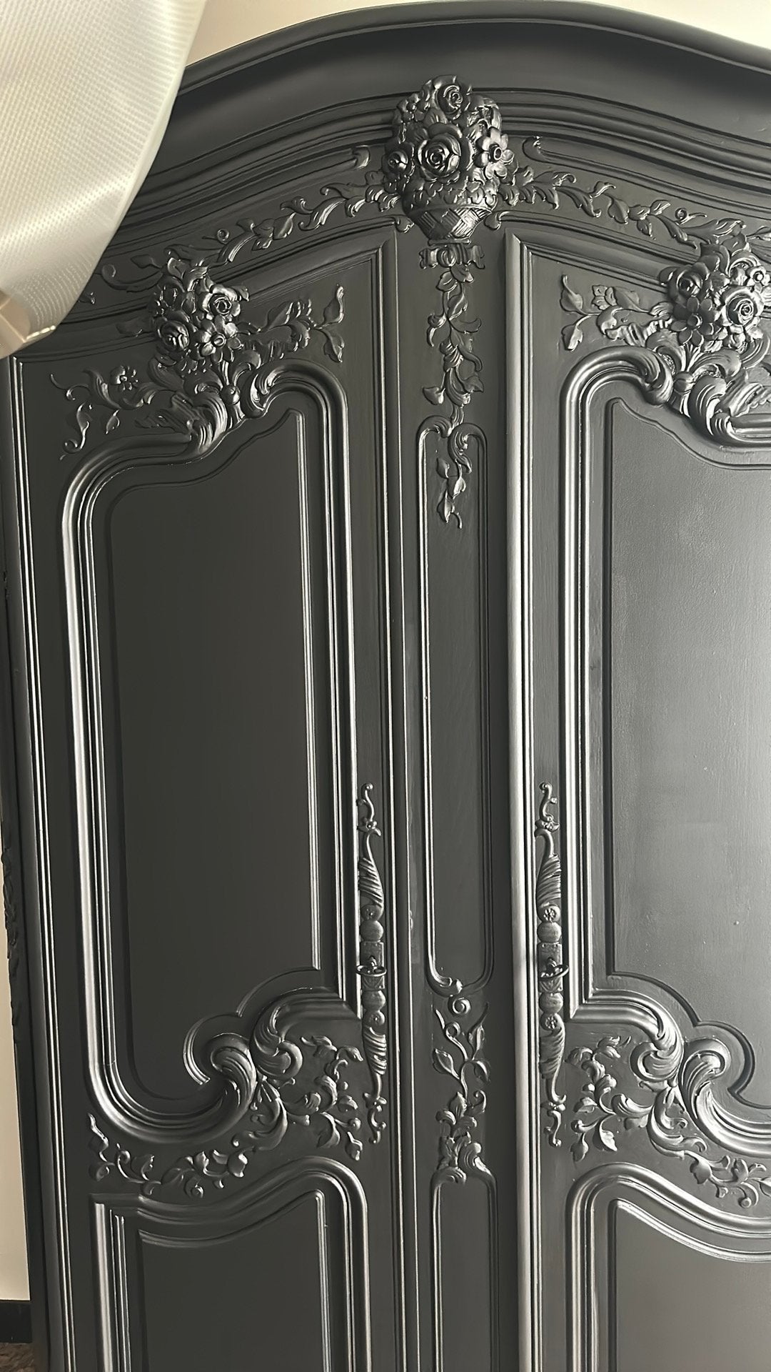 Kast hall zwart, Ophalen, 100 tot 150 cm, 200 cm of meer, Eikenhout
