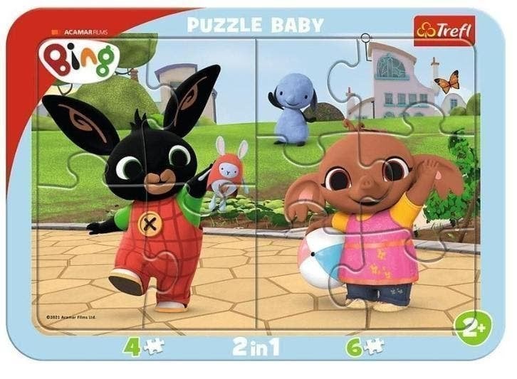 Bing Konijn Raampuzzel - 10 Stukjes - Baby Puzzel, Ophalen of Verzenden, 10 tot 50 stukjes, Nieuw, 2 tot 4 jaar