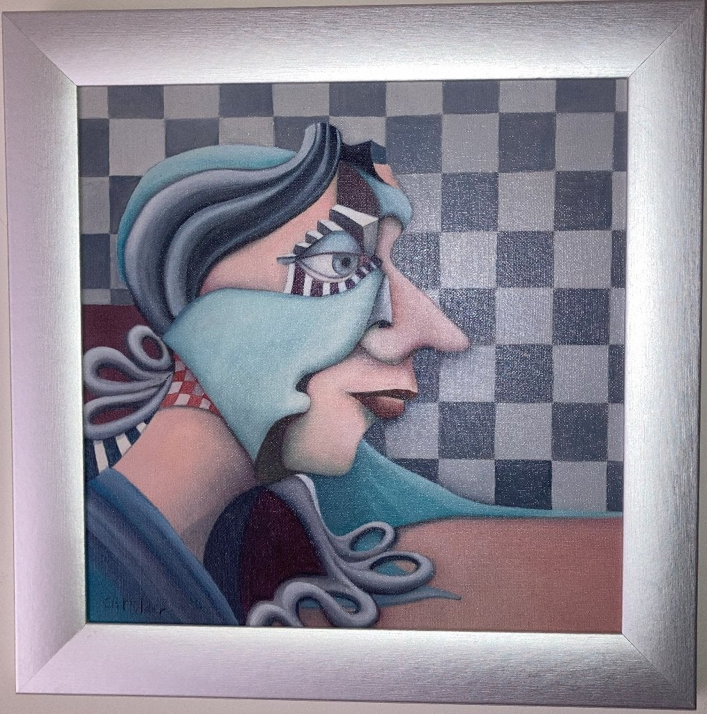 Schilderij Modern Els Mulder Gesigneerd Olieverf, Ophalen