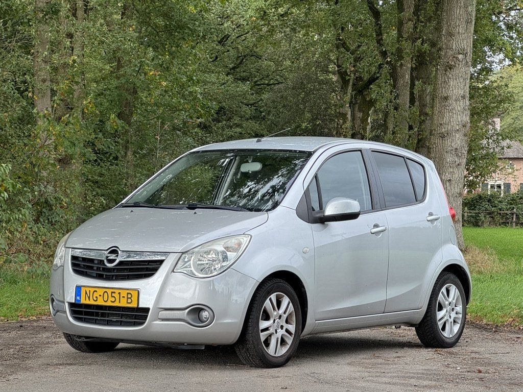 Opel Agila 1.0 Edition Apk 10-27 koude airco, Euro 5, Gebruikt, 31 €/maand, Verwarmde buitenspiegels