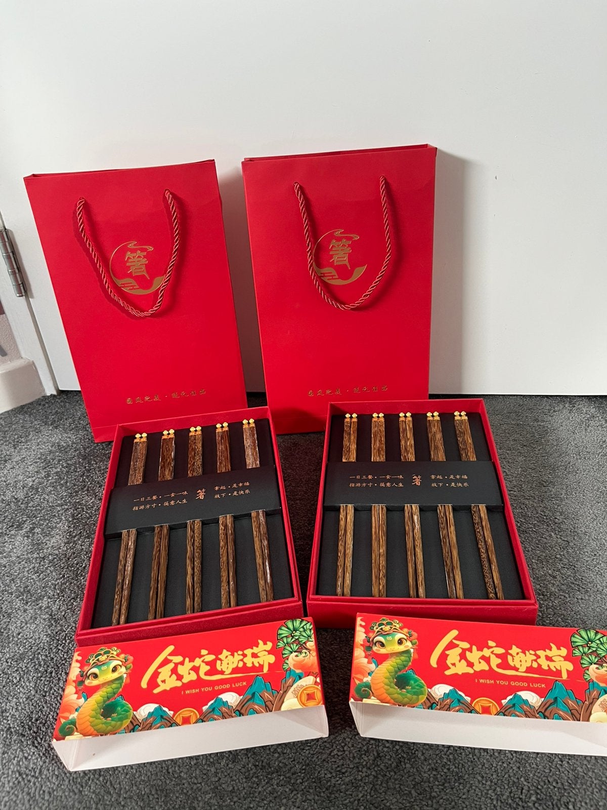 Chinese/ sushi eetstokjes/ chopsticks geschenksetten, Ophalen of Verzenden, Nieuw, Overige materialen, Los bestek