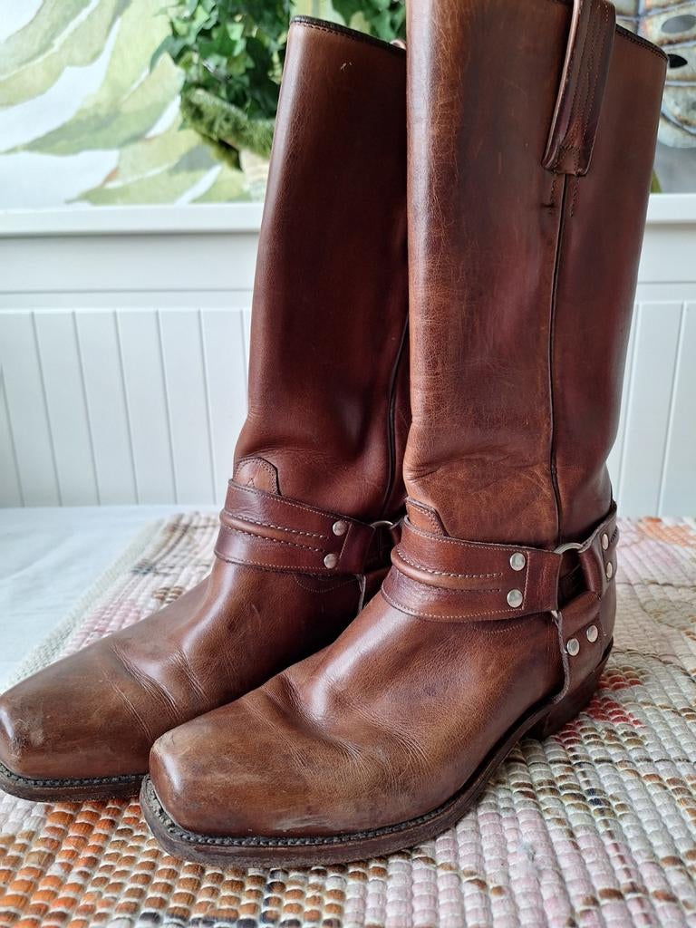 Tony mora western laarzen cowboy maat 37 bruin, Ophalen of Verzenden, Gedragen, Bruin, Hoge laarzen