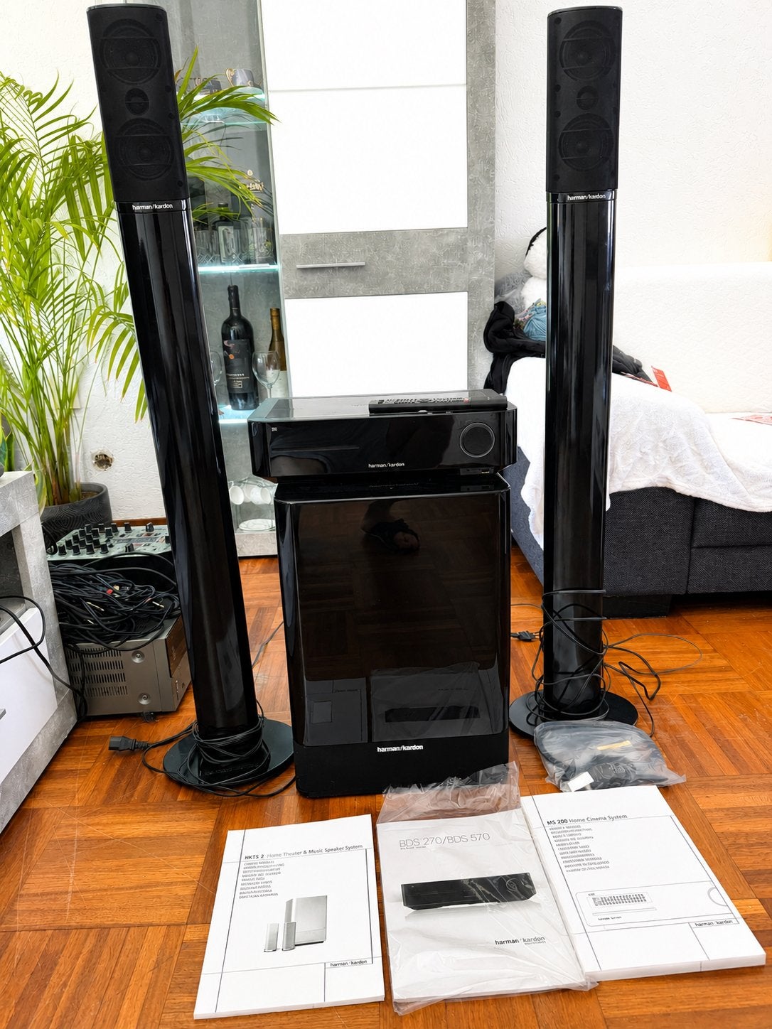 Harman Kardon BDS 570 Home Cinema Set met 2.1 Luidsprekers, 2.1-systeem, Blu-ray-speler, 70 watt of meer, Zo goed als nieuw