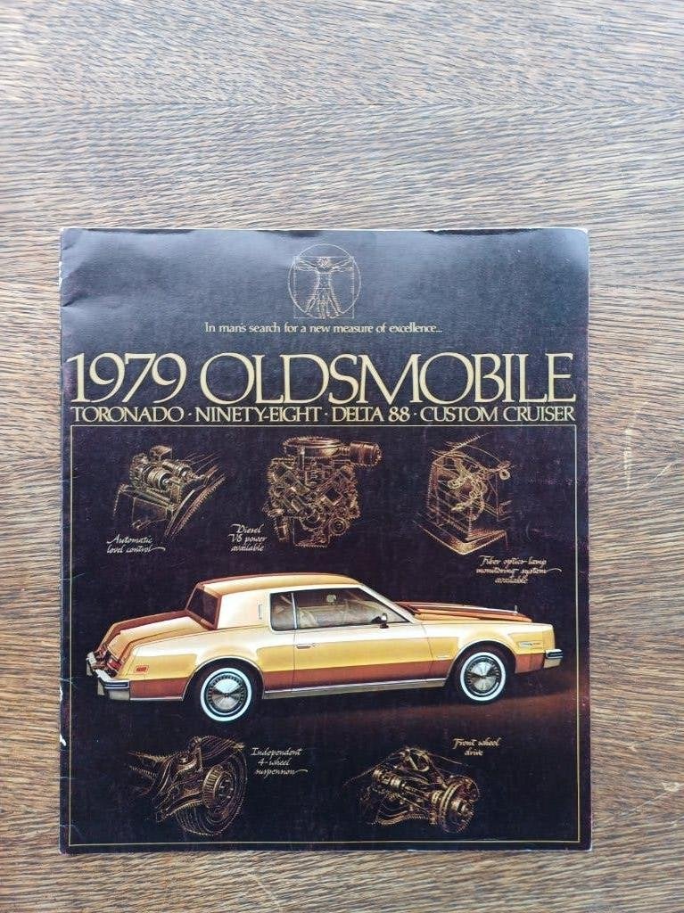 OLDSMOBILE 1979 dealer brochure folder origineel U.S.A., Ophalen of Verzenden, Zo goed als nieuw, Overige merken