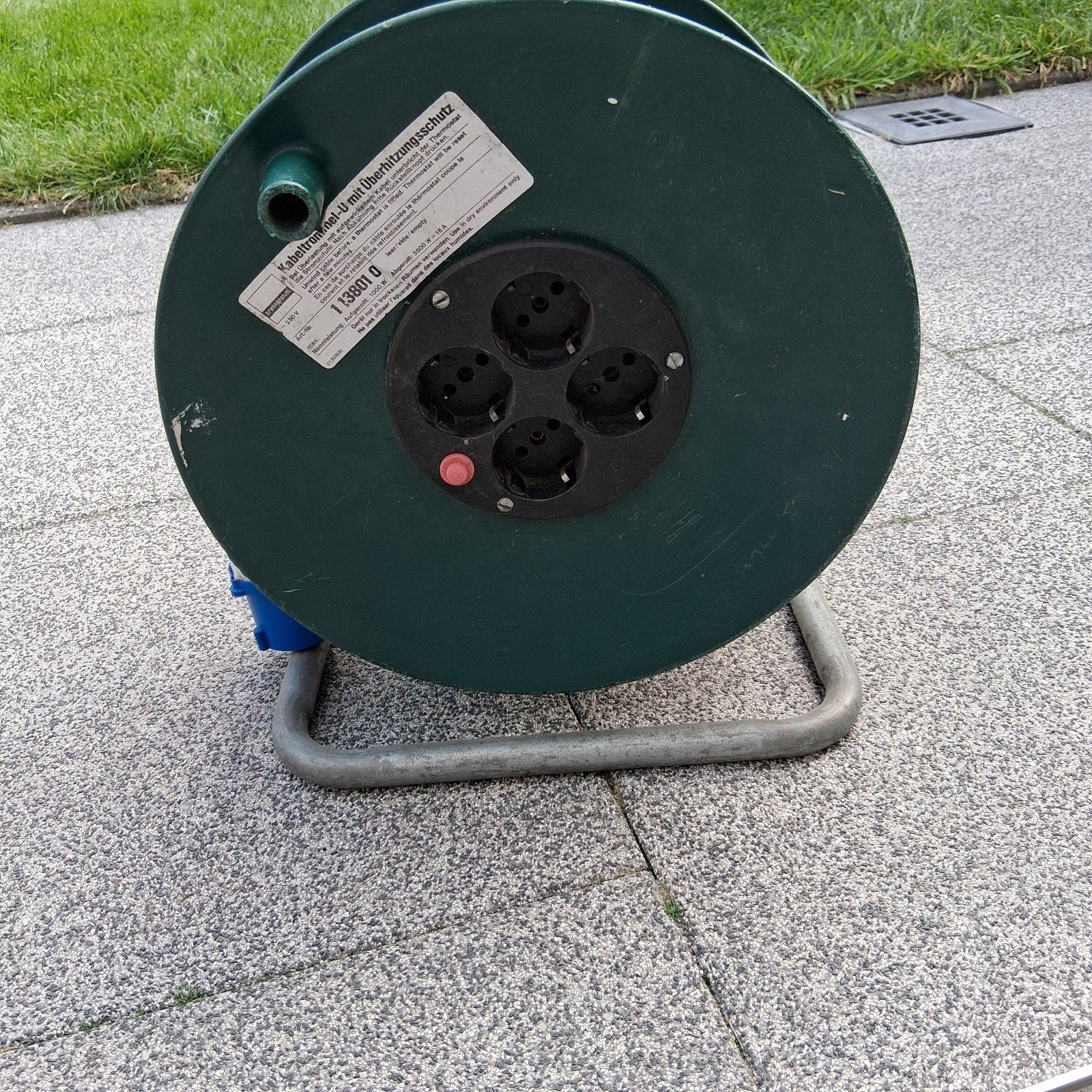 verlengkabel op haspel 35m, Ophalen, Brennenstuhl, Kabelhaspel