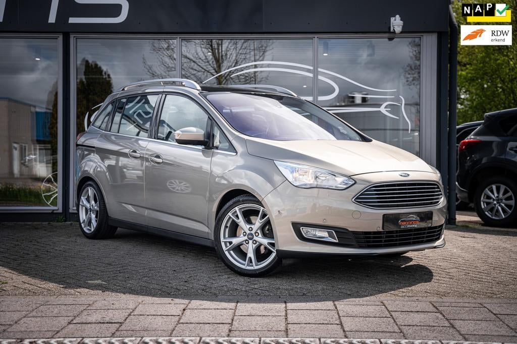 Ford Grand C-Max 1.0 Titanium|Apple Carplay|Eerste Eigenaar|, Auto's, Ford, Bedrijf, Te koop, Grand C-Max, ABS, Airbags, Airconditioning