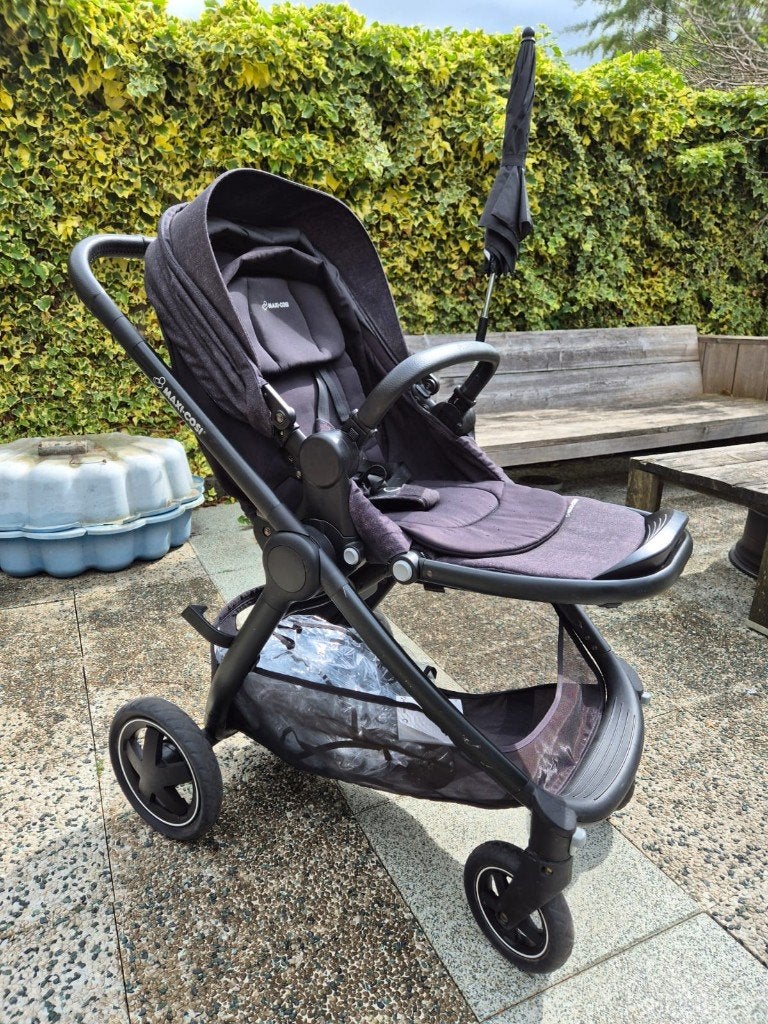 Maxi cosi 3 in 1 met isofix, Ophalen, Gebruikt, Combiwagen, Verstelbare duwstang