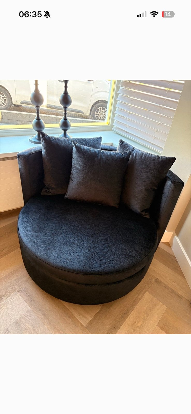 Ptachtige Loveseat nieuw nooit in gezeten…, Huis en Inrichting, Ophalen, Zo goed als nieuw, Stof, 100 tot 125 cm
