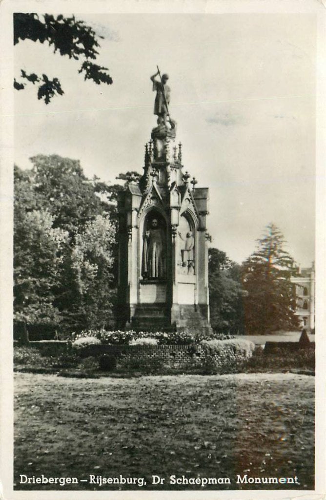 388-390-005 Driebergen-Rijsenburg Dr Schaepman monument, Verzenden, Voor 1920, Utrecht