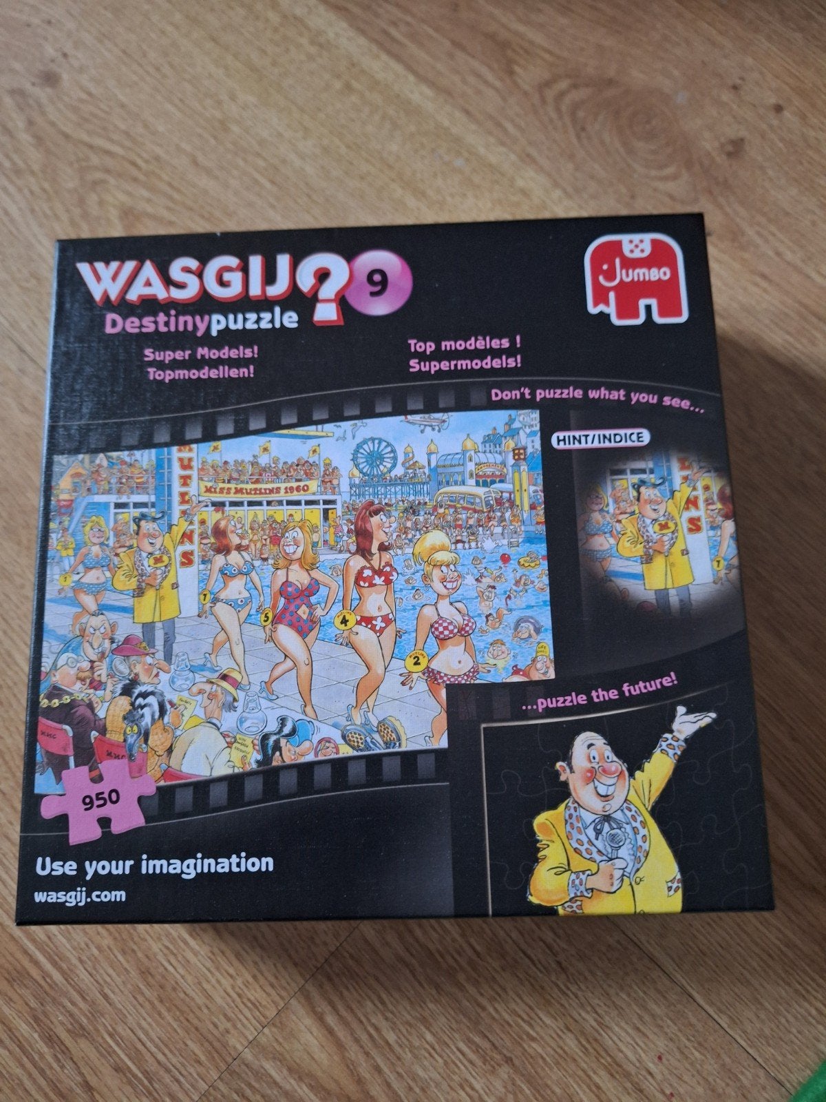 Wasgij Destiny 9 Super Models legpuzzel 950 stukjes, Ophalen, 500 t/m 1500 stukjes, Zo goed als nieuw, Legpuzzel