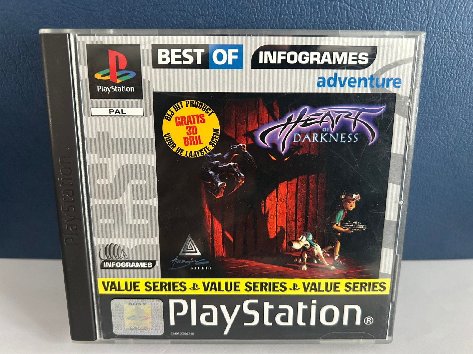 Heart of Darkness / Best of Infogrames / Playstation 1 PS1, Spelcomputers en Games, Avontuur en Actie, 1 speler, Ophalen of Verzenden