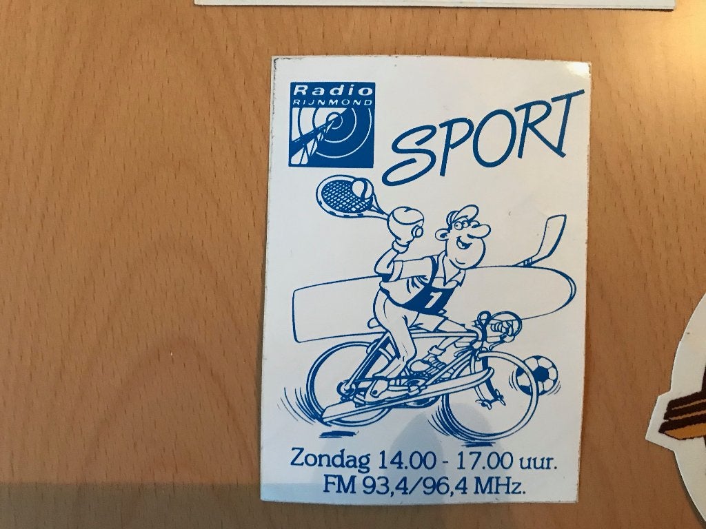 Radio Rijnmond Sport Sticker, Ophalen of Verzenden, Nieuw, Sport