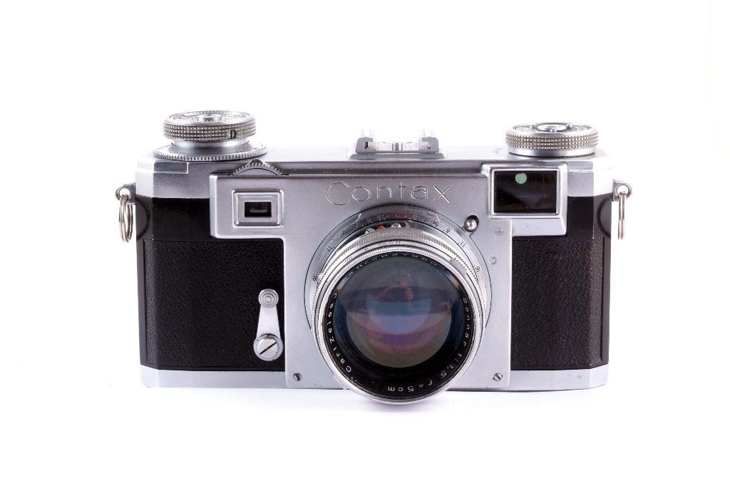 Contax IIa + 5cm f/1.5 + 1 jaar garantie, Audio, Tv en Foto, Fotocamera's Analoog, Nieuw, Compact, Overige Merken, Ophalen of Verzenden