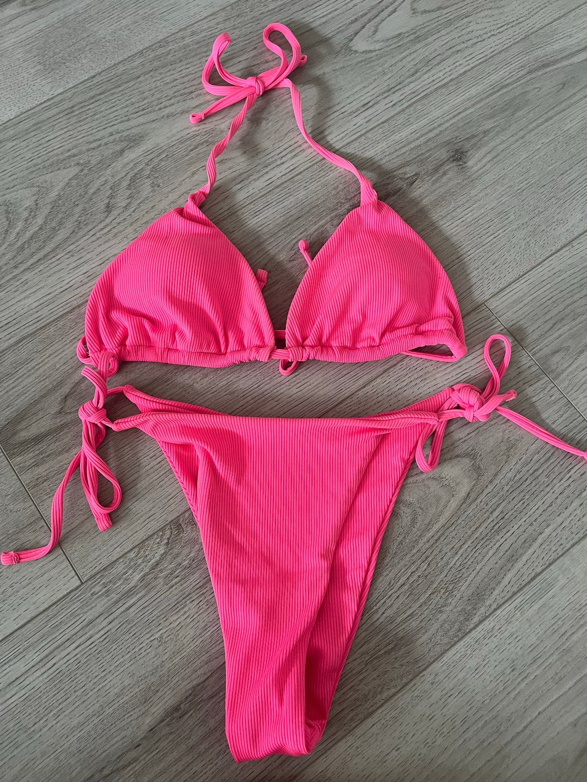 Roze Shein Bikini - Maat XS, Ophalen of Verzenden, Zo goed als nieuw, Roze, Bikini