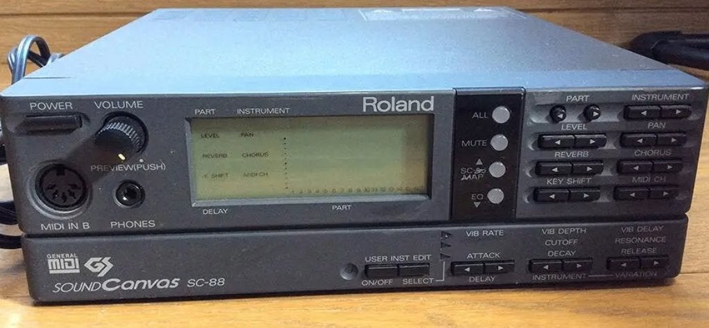 Roland SC 88 90's gaming sounds, Ophalen of Verzenden, Gebruikt, Roland