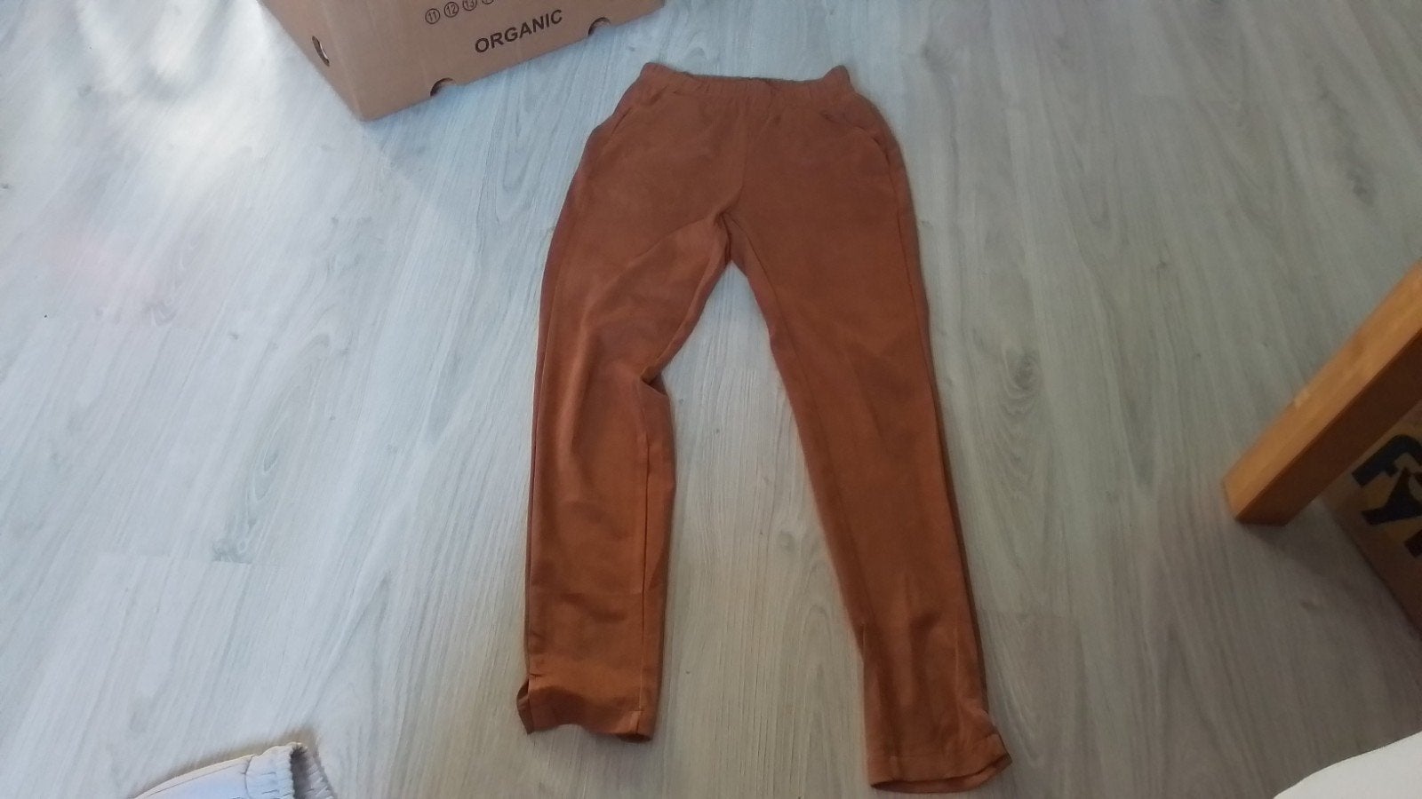 Lange broek, Ophalen of Verzenden, Zo goed als nieuw, Bruin, Lang