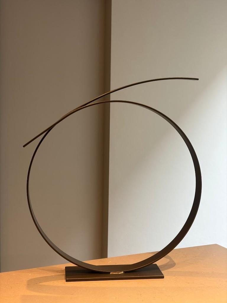 Lifestyle Luxe Ornament Ring  anodic brown 57 x 50 cm, Huis en Inrichting, Woonaccessoires | Overige, Meerkleurig, Nieuw, Ophalen of Verzenden