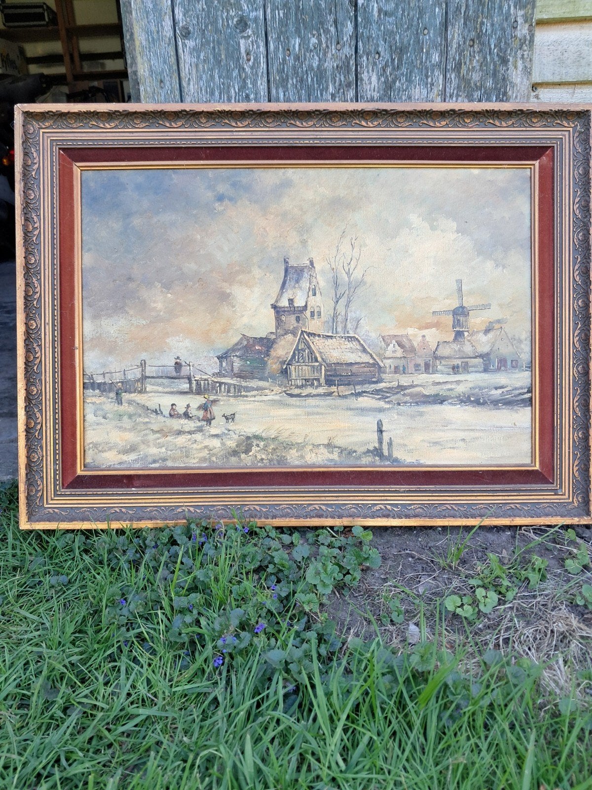 Prachtig winters Hollands landschap - Relleke, Ophalen