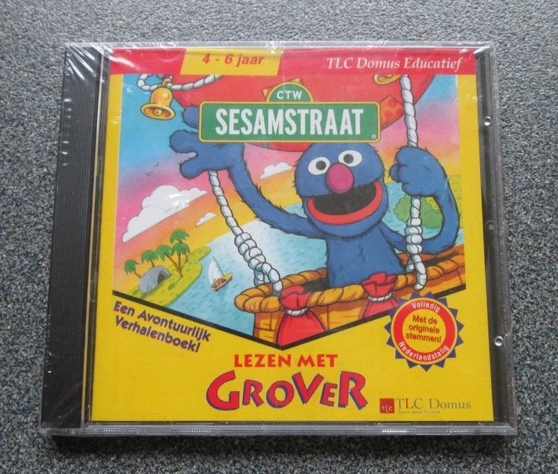 Lezen met Grover, Spelcomputers en Games, Games | Pc, Puzzel en Educatief, Verzenden, 1 speler, Nieuw