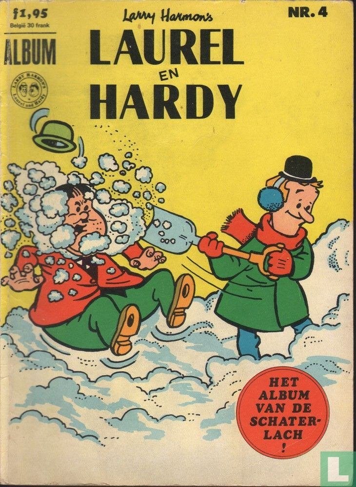 Laurel en Hardy Album Nr 4., Boeken, Eén stripboek, Ophalen of Verzenden, Gelezen