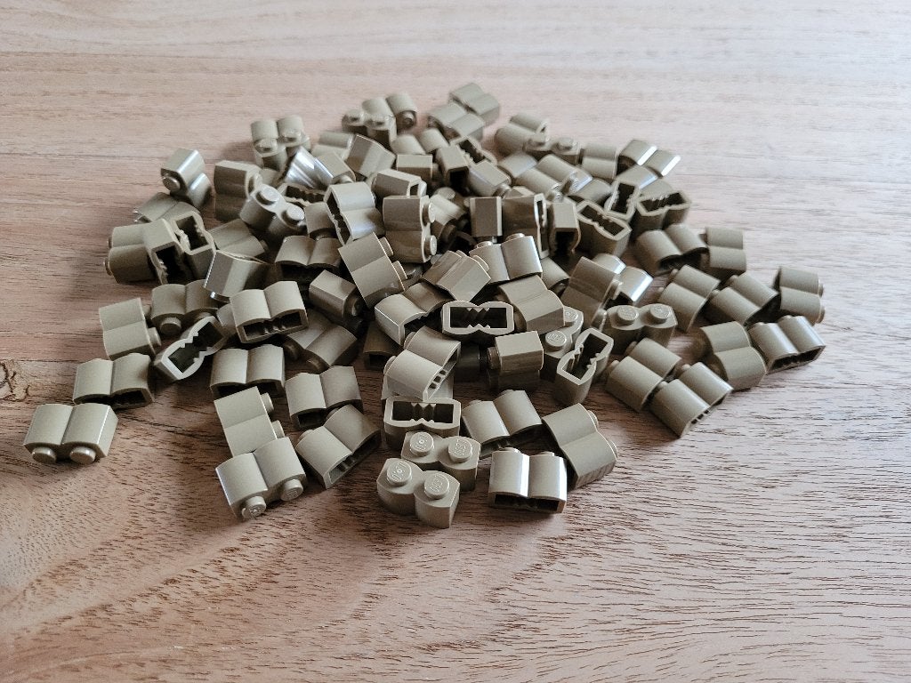 Partij N802=100x Nieuwe Lego stenen 1x2 (Meerdere setjes), Lego, Lego, Lego, Nieuw