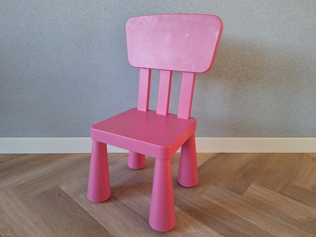 Roze Ikea Mammut stoel, Ophalen, Gebruikt, Stoel(en)