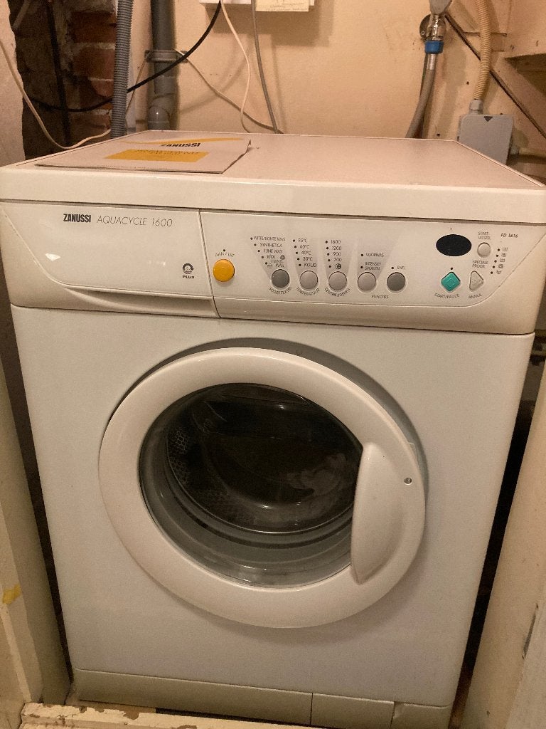 Zanussi Aquacycle 1600 Wasmachine - Goede staat, Witgoed en Apparatuur, Ophalen, Gebruikt, Voorlader, Kort programma