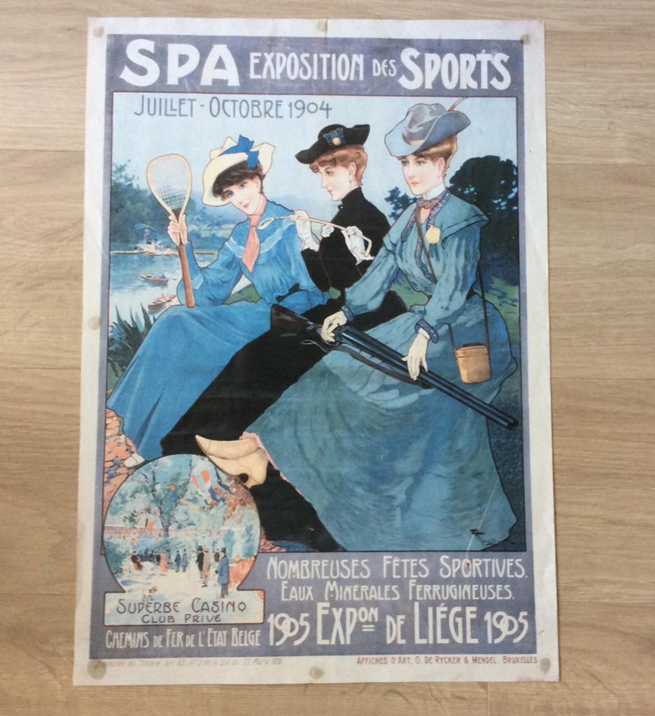 Poster    50 - 60.     Bieden, Ophalen of Verzenden, Gebruikt, A1 t/m A3
