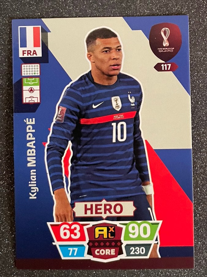 Panini WORLD CUP QATAR 2022    KYLIAN MBAPPÉ    FRANCE, Verzenden, Zo goed als nieuw, Plaatje