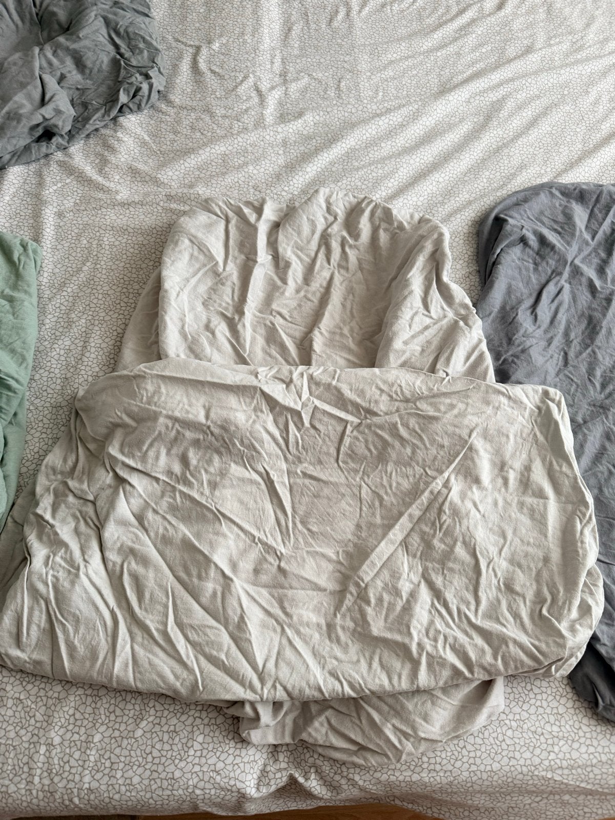 Boxmatras hoeslakens Meycobaby & Jollein prijs is per stuk, Ophalen of Verzenden, Zo goed als nieuw, Rechthoekig