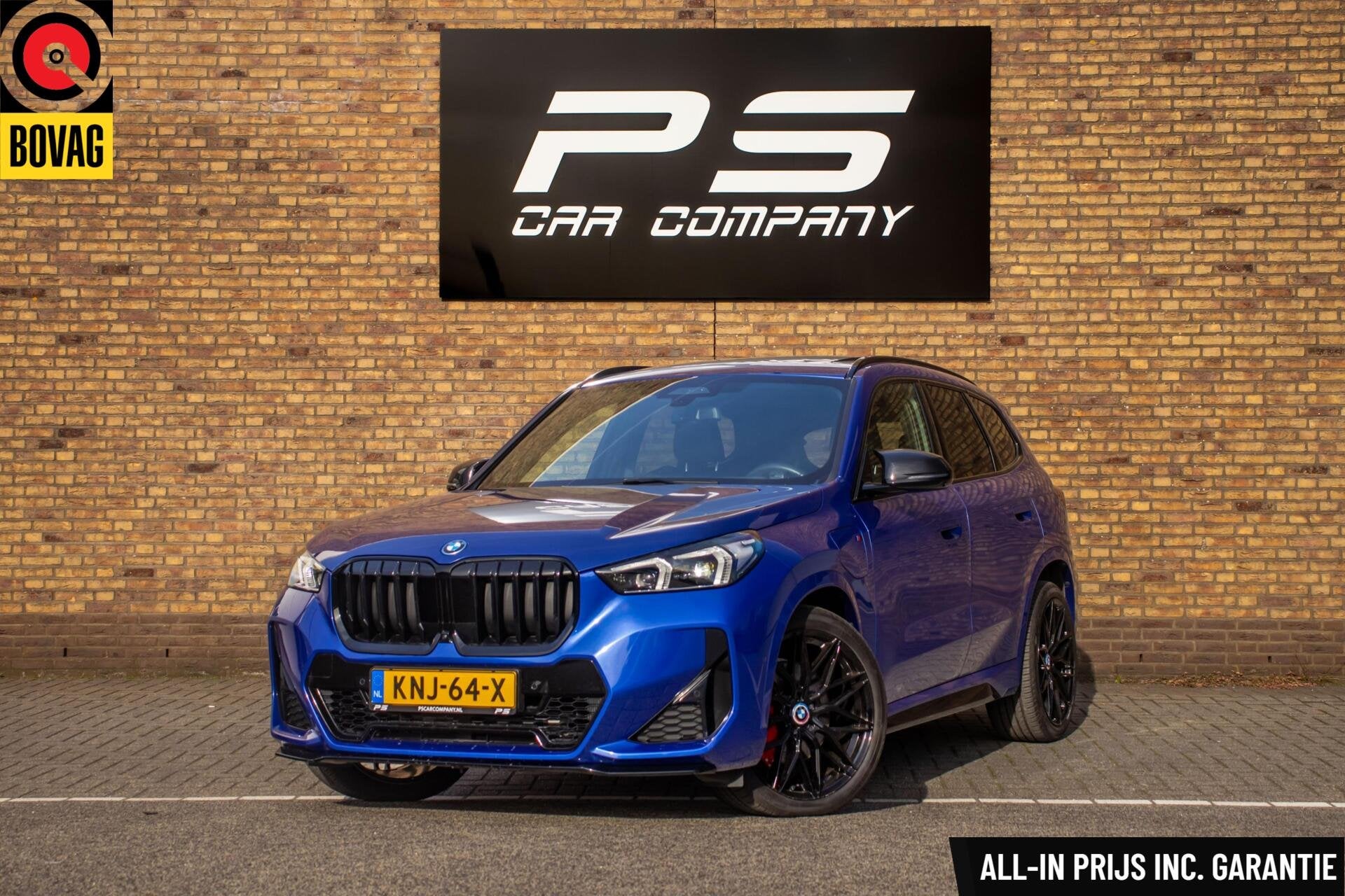 BMW X1 xDrive30e M-Sport, Full Option, Premium Select, Pano, Automatische klimaatregeling, Blauw, Bedrijf, Hybride Elektrisch/Benzine