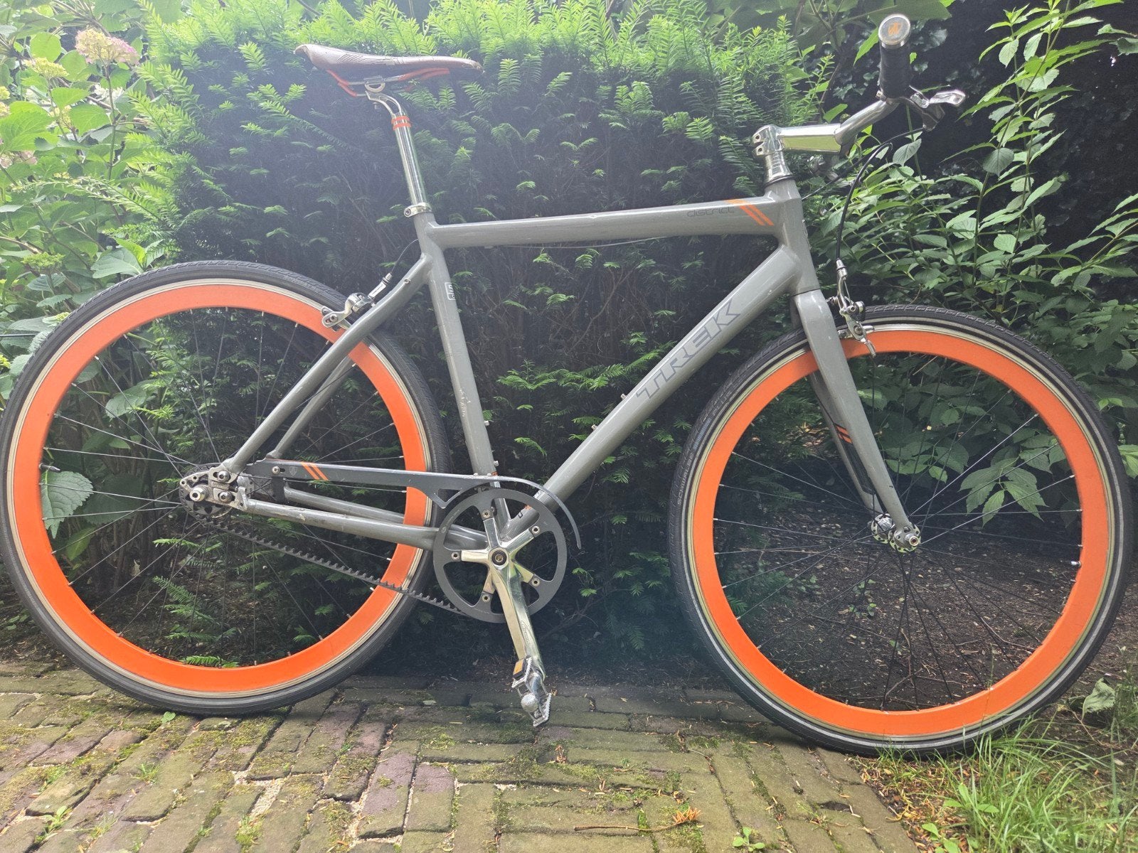 TREK DISTRICT single speed belt drive. (56cm), 53 tot 57 cm, Ophalen, Gebruikt, Overige merken