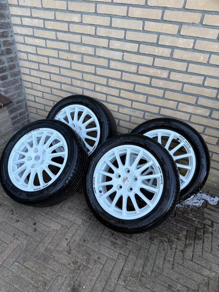 Unieke Suzuki velgen 114,3x5 met banden, Auto-onderdelen, Banden en Velgen, Gebruikt, 16 inch, Banden en Velgen, Personenwagen