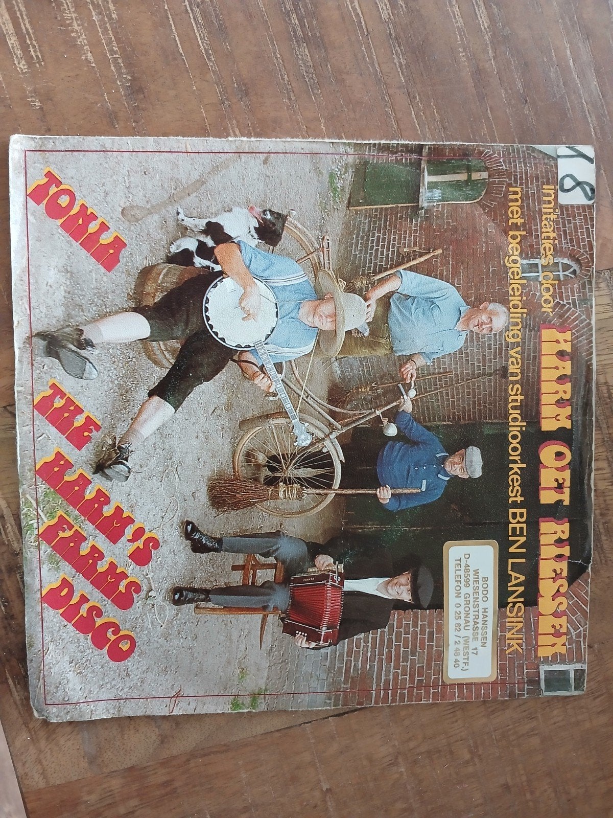 Ben lansink, Cd's en Dvd's, Vinyl | Nederlandstalig, Ophalen of Verzenden, Zo goed als nieuw, Overige formaten, Levenslied of Smartlap
